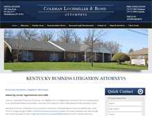 Tablet Screenshot of clblegal.com